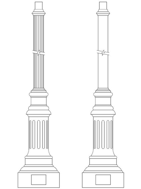 Sentry Electric SAL-IVP Irvine w/Extruded Shaft