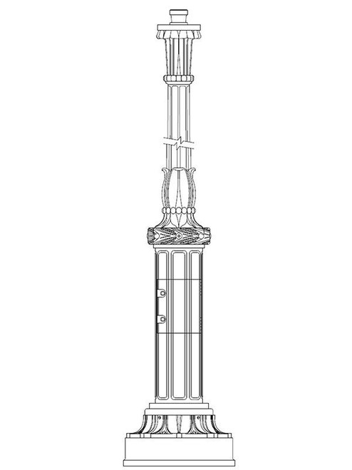 Sentry Electric SCI-B-F Cast Iron "B", Flare Top