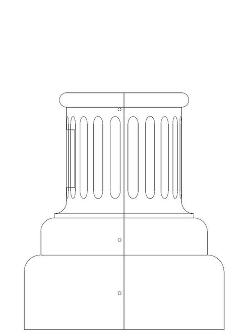 Sentry Electric SAL-D33-CO Aluminum Clamp-On Base