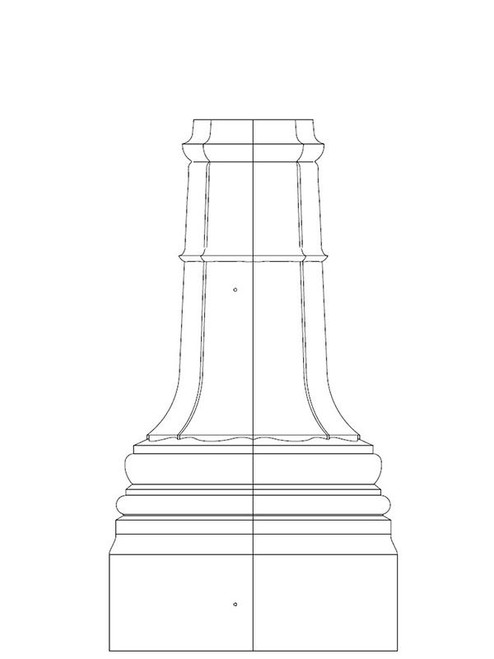 Sentry Electric SAL-HP24-CO Aluminum Clamp-On Base