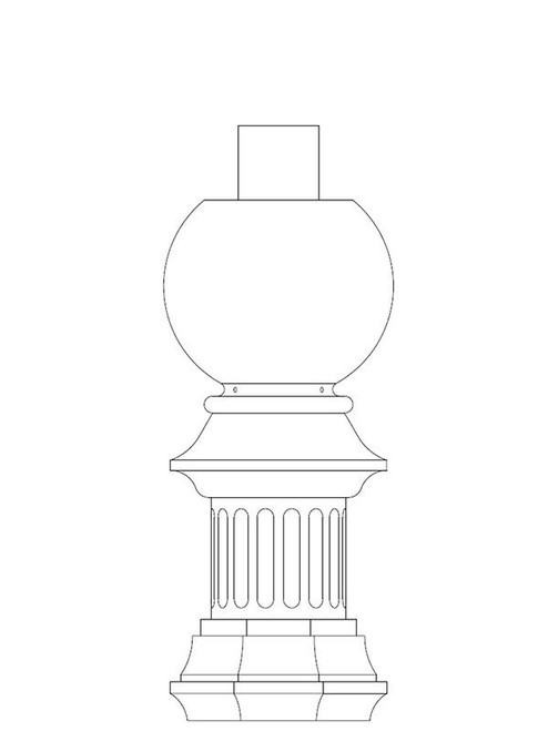 Sentry Electric SAL-M-PM Type-M Pier Mount