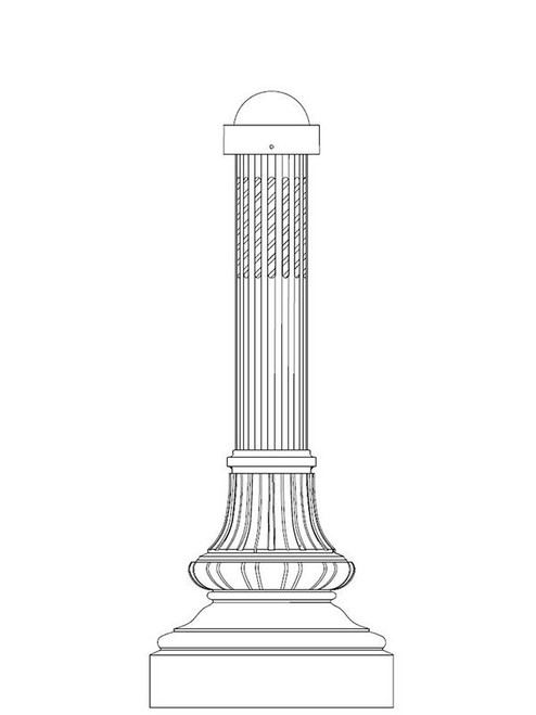 Sentry Electric SAL-W-5H-BOL-SLOT Aluminum ÒW-SLOTÓ