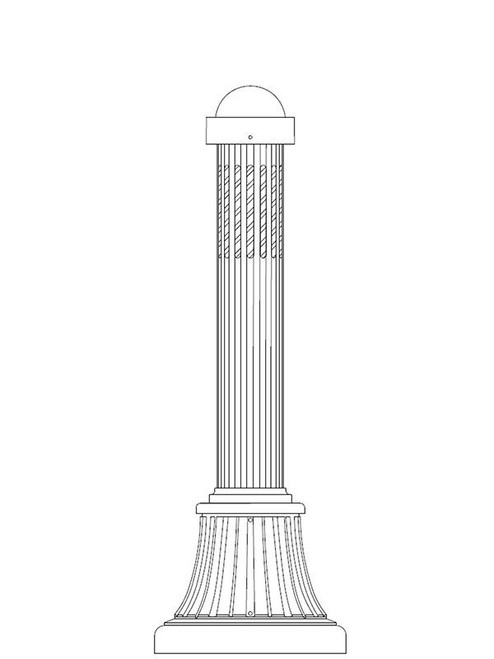 Sentry Electric SAL-RC-5H-BOL-SLOT Aluminum ÒRC-SLOTÓ