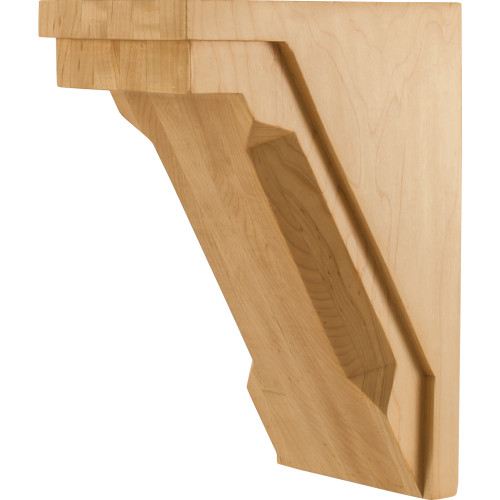 Hardware Resources COR34-2-HMP 5" W x 7" D x 10" H Hard Maple Chamfer Corbel