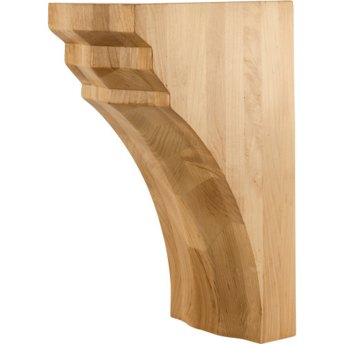 Hardware Resources COR45-3-ALD 5" W x 8" D x 12" H Alder Stepped Bevel Corbel