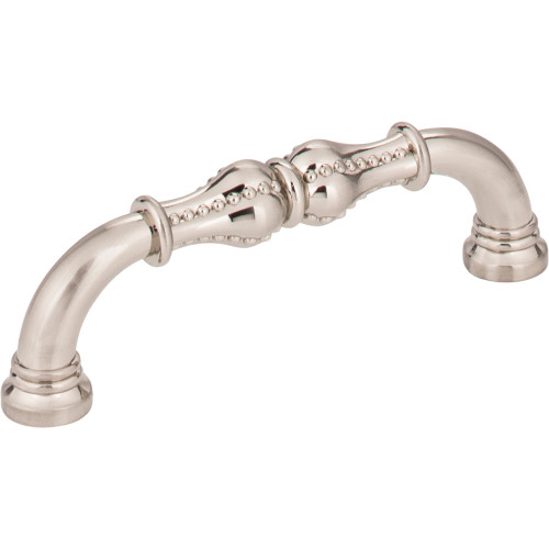 Jeffrey Alexander 918-96SN 96 mm Center-to-Center Satin Nickel Beaded Prestige Cabinet Pull