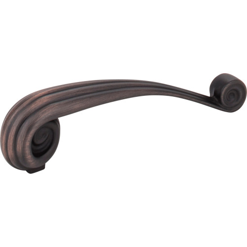 Jeffrey Alexander 415-96V-DBAC 96 mm Center-to-Center Brushed Oil Rubbed Bronze Lille Vertival Cabinet Pull