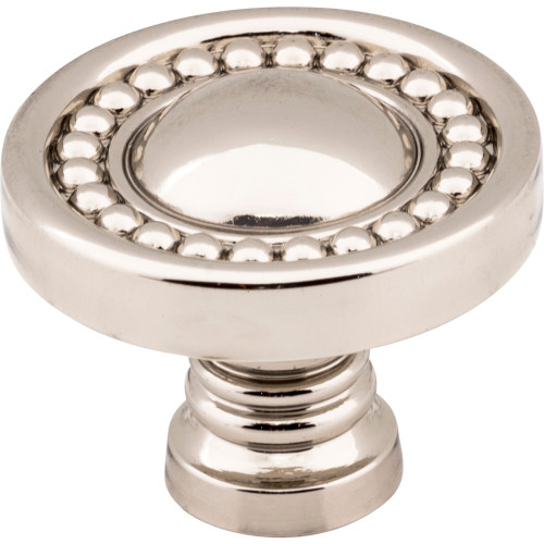 Jeffrey Alexander 918NI 1-3/8" Diameter Polished Nickel Beaded Prestige Cabinet Knob
