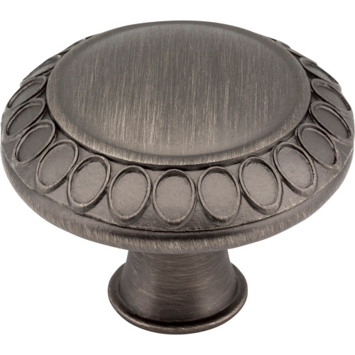 Jeffrey Alexander 1977S-BNBDL 1-3/8" Overall Length Brushed Pewter Symphony Cabinet Knob