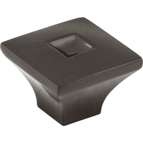 Jeffrey Alexander 910SBN 1-3/16" Overall Length Satin Black Nickel Square Modena Cabinet Knob
