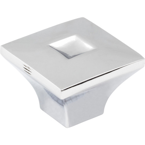 Jeffrey Alexander 910PC 1-3/16" Overall Length Polished Chrome Square Modena Cabinet Knob