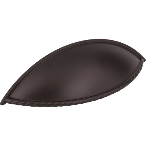 Jeffrey Alexander 8237ORB 96 mm Center-to-Center Dark Bronze Lenoir Cabinet Cup Pull