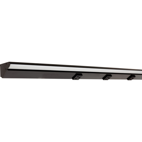 Task Lighting LP42-T6R21W-BBK 42-1/2" 600 Lumen/Ft. Higher Output Remote Power Supply (RM) Series Lighted Power Strip, Tunable-White, 2100 Lumens/Fixture, Black Finish, Black Receptacles, 2700KÐ5000K