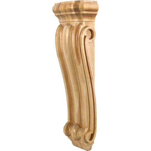 7" W x 3-3/4" D x 22" H Cherry Scrolled Corbel | CORN-6CH | Hardware Resources 7" W x 3-3/4" D x 22" H Cherry Scrolled Corbel | CORN-6CH | Hardware Resources