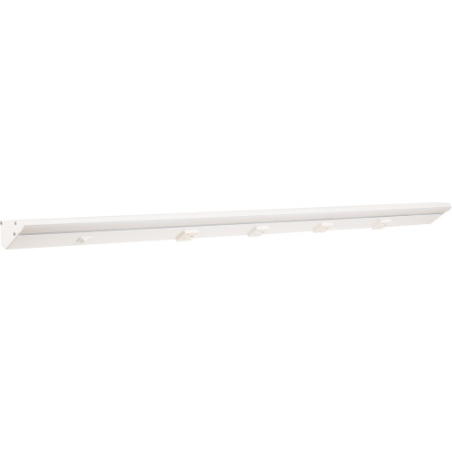 Task Lighting LP36QD12NDWWT30 36-1/2" 400 Lumens/Ft. High Output Direct Voltage (DV) Series Lighted Power Strip, Single-White, 1200 Lumens/Fixture, White Finish, White Receptacles, Soft White 3000K