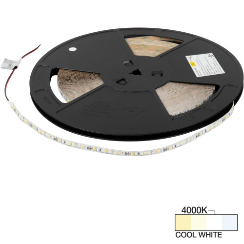 Task Lighting L-R300-100-40 100 Ft, 120 Lumens/Ft. 12-volt Accent Output LED Tape Light, Single-White, Cool White 4000K