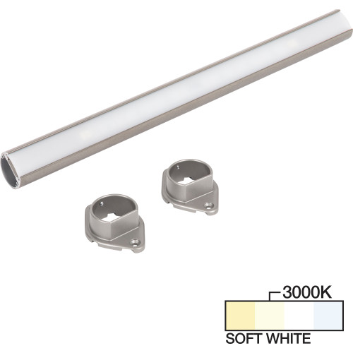Task Lighting LC9R90-28NDSN30 90" LED Lighted Closet Rod, Satin Nickel 3000K Soft White Task Lighting LC9R90-28NDSN30 90" LED Lighted Closet Rod, Satin Nickel 3000K Soft White