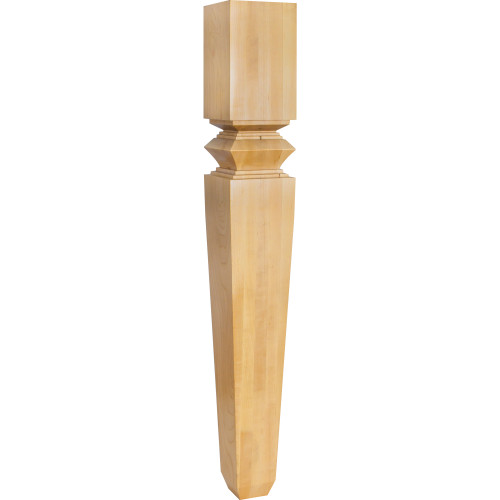 5" W x 5" D x 35-1/2" H Alder Diamond Tapered Post | P34-5ALD | Hardware Resources