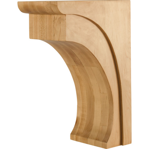 Hardware Resources COR36-3-HMP 5" W x 8" D x 12" H Hard Maple Cove Corbel
