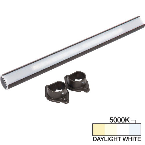 Task Lighting LC9R48-14NDBZ50 48" LED Lighted Closet Rod, Bronze 5000K Daylight White