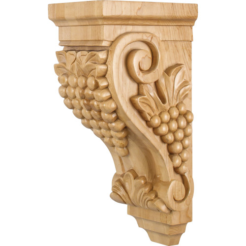 5" W x 7" D x 14" H Rubberwood Grape Corbel | CORAA-2RW | Hardware Resources 5" W x 7" D x 14" H Rubberwood Grape Corbel | CORAA-2RW | Hardware Resources