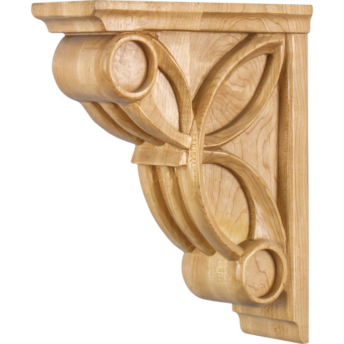 3" W x 8" D x 10" H Cherry Celtic Weave Art Deco Corbel | COR6-2CH | Hardware Resources 3" W x 8" D x 10" H Cherry Celtic Weave Art Deco Corbel | COR6-2CH | Hardware Resources