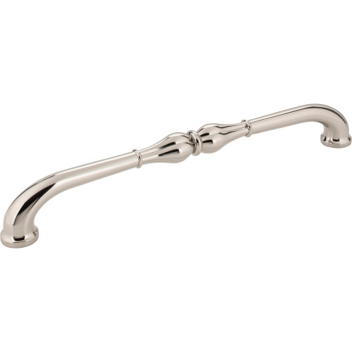 Jeffrey Alexander 818-12NI 12" Center-to-Center Polished Nickel Bella Appliance Handle