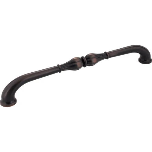 Jeffrey Alexander 818-12DBAC 12" Center-to-Center Brushed Oil Rubbed Bronze Bella Appliance Handle