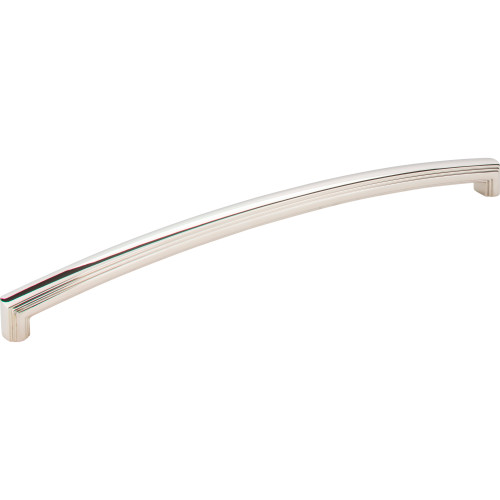 Jeffrey Alexander 519-12NI 12" Center-to-Center Polished Nickel Delgado Appliance Handle