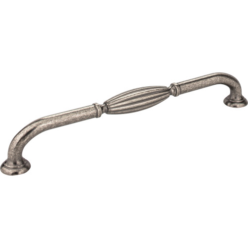 Jeffrey Alexander Z718-12BNMDL 12" Center-to-Center Distressed Pewter Glenmore Appliance Handle