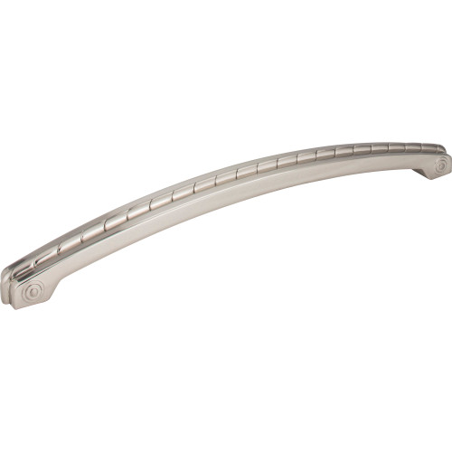 Jeffrey Alexander Z260-12SN 12" Center-to-Center Satin Nickel Rope Rhodes Appliance Handle
