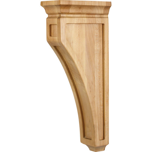 3" W x 6" D x 14" H Cherry Mission Corbel | CORH-CH | Hardware Resources
