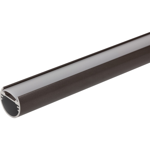 Task Lighting L-0LC-FR-90-BZ 90" Lighted Closet Rod Aluminum Profile, Frosted Lens, Bronze