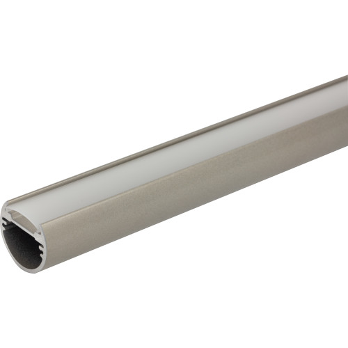 Task Lighting L-0LC-FR-90-SN 90" Lighted Closet Rod Aluminum Profile, Frosted Lens, Satin Nickel