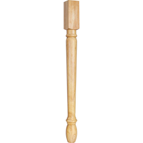 HARDWARE-P26-1WB - 3" W x 3" D x 35-1/2" H White Birch Turned Post, P26-1WB - Hardware Resources