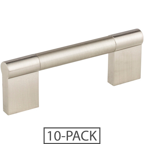 Elements 645-96SN-10 10-Pack of the 96 mm Center-to-Center Satin Nickel Knox Cabinet Bar Pull