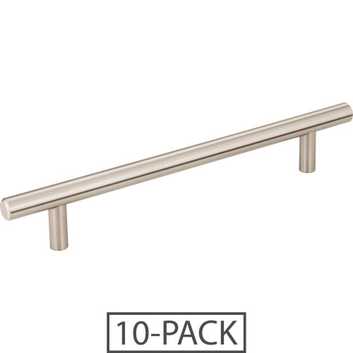 Elements 220SN-10 10-Pack of the 128 mm Center-to-Center Satin Nickel Naples Cabinet Bar Pull