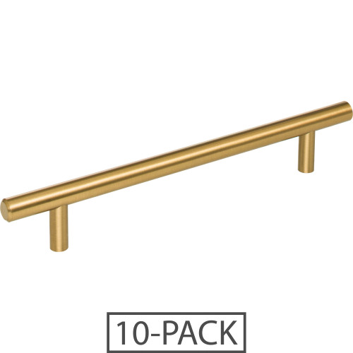 Elements 220SBZ-10 10-Pack of the 128 mm Center-to-Center Satin Bronze Naples Cabinet Bar Pull