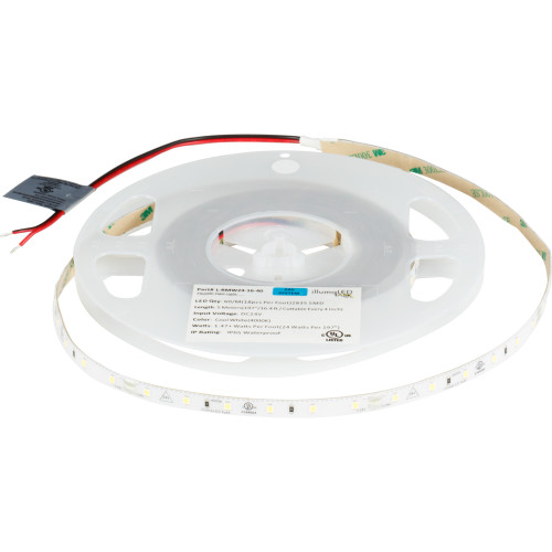 Task Lighting L-RMW24-16-40 16 Ft, 120 Lumens/Ft. 24-volt Accent Output LED Tape Light, Single-White, Cool White 4000K