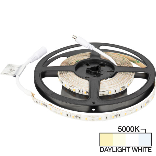 Task Lighting L-RMW300-16-50 16 Ft, 120 Lumens/Ft. 12-volt Accent Output LED Tape Light, Single-White, Daylight White 5000K