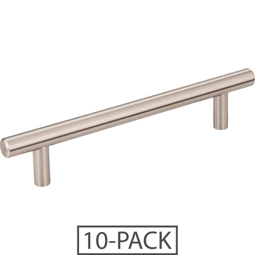 Elements 176SN-10 10-Pack of the 128 mm Center-to-Center Satin Nickel Naples Cabinet Bar Pull