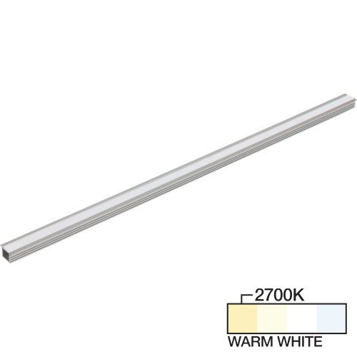 Task Lighting SR9E-8ND1-F27 7-5/8" 100 Lumen R Series Recessed LED Strip Light, 2700K Warm White