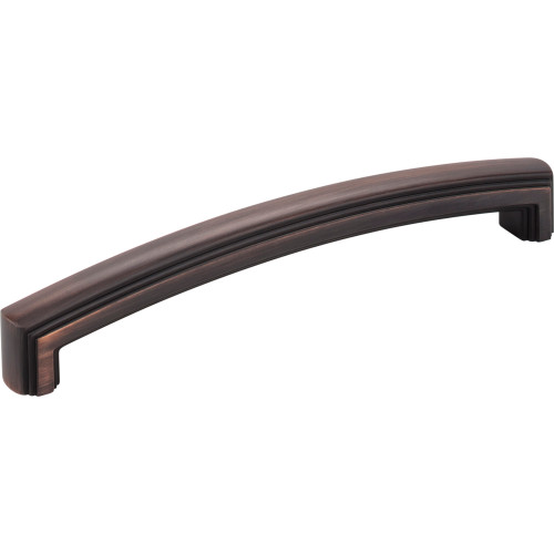 Jeffrey Alexander 519-160DBAC 160 mm Center-to-Center Brushed Oil Rubbed Bronze Delgado Cabinet Pull