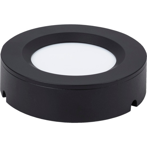 Task Lighting L-PS-TDC-BK 190 Lumens/Fixture 12-volt Standard Output Puck Light, Tunable-White, White, Black, 2700K-5000K