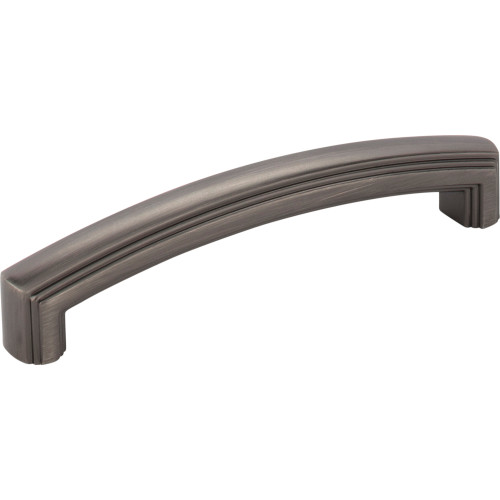 Jeffrey Alexander 519-128BNBDL 128 mm Center-to-Center Brushed Pewter Delgado Cabinet Pull