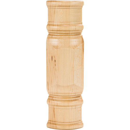 Hardware Resources TB5A-OK 2-7/8" W x 2" D x 9-7/8" H Oak Center Spool & Beveled Transition Block