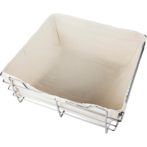 Hardware Resources BCL-142317-TAN Cloth Basket Liner for 14"D x 23"W x 17"H Closet Pullout Basket