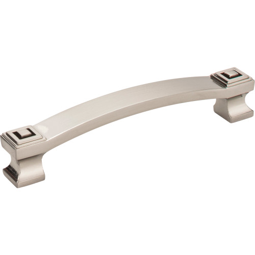 Jeffrey Alexander 585-128SN 128 mm Center-to-Center Satin Nickel Square Delmar Cabinet Pull