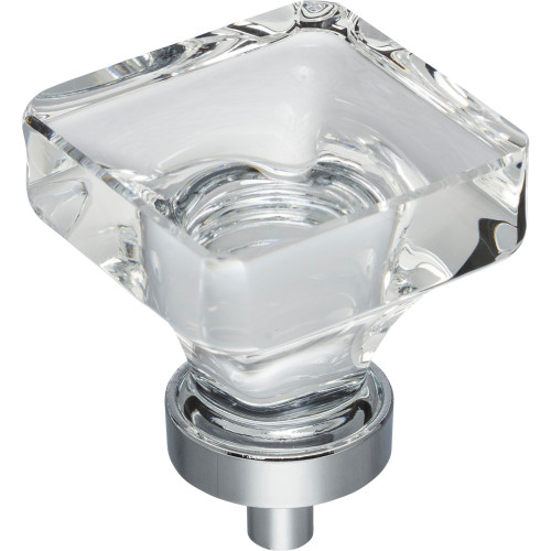 Harlow 1-3/8" Length Square Knob | G140L-PC | Jeffrey Alexander