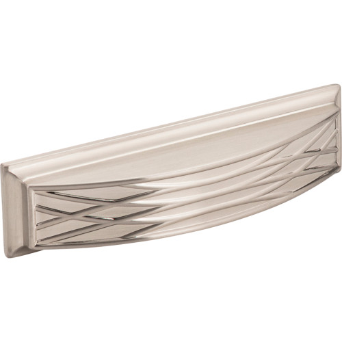 Jeffrey Alexander 536-96SN 96 mm Center-to-Center Satin Nickel Square Geometric Pattern Aberdeen Cabinet Cup Pull Jeffrey Alexander 536-96SN 96 mm Center-to-Center Satin Nickel Square Geometric Pattern Aberdeen Cabinet Cup Pull